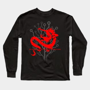 Backtrack Kali Linux Dragon Programming and Computer Long Sleeve T-Shirt